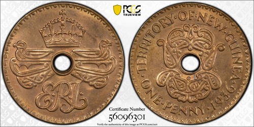 British new guinea - guinea,, 1936