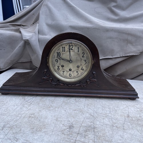 Antique large mantel clock - antique,