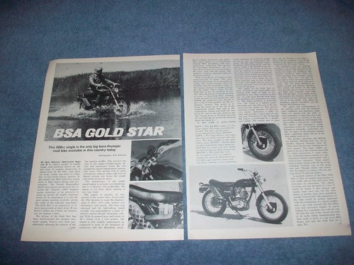 1972 bsa 500cc - 500cc, gold
