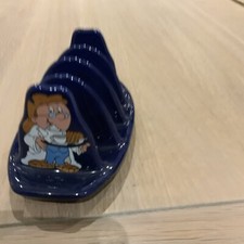 Tetley Tea Toast Rack - By Wade - Blue with Gaffer Transfer Both Ends