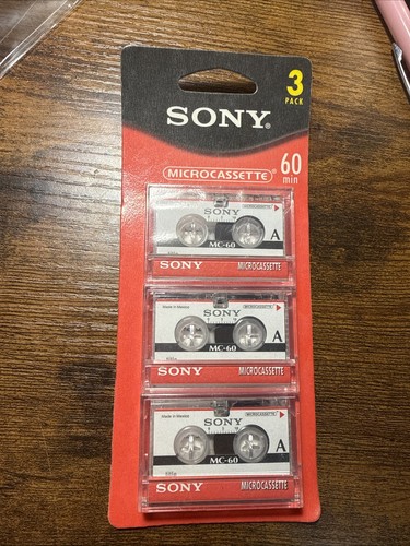 Sony 3mc60l microcassette - sony,