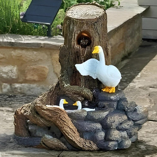Solar garden water fall - garden,