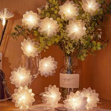 LED Flower String Lights Fairy