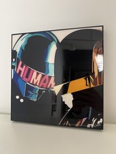 Pop art daft punk helmet - art,