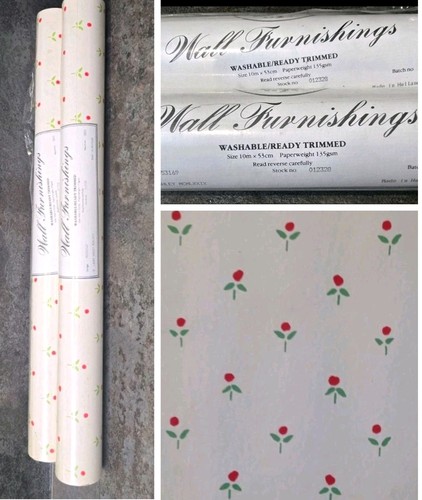 Laura ashley wallpaper - 80s, new