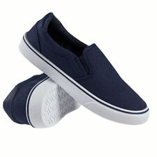 Mens Slip On Casual Canvas