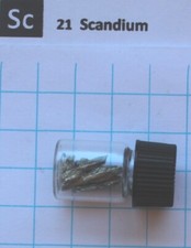 Scandium metal - 0.5g, 99.9%