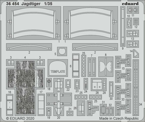 Eduard jagdtiger detail - eduard,