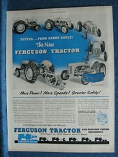 1948 Ferguson Tractor Ad ~ New