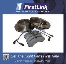 Optare Alero Bus 2001 - 2008 Rear Brake Disc Pad 290mm RWD