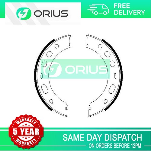 Hand brake shoes set rear - set,