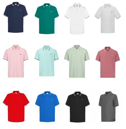 Slazenger tipped pique polo - slazenger,