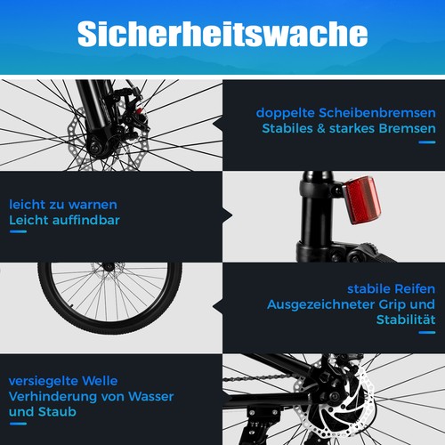 Folding mountain bike - 26",
