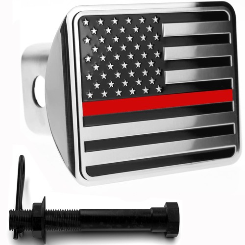American flag trailer hitch - american,