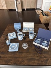 Lot of 11 Wedgwood Blue Jasper