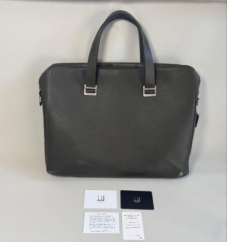 Dunhill leather briefcase - leather,