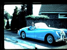 35MM PHOTOGRAPHIC SLIDE JAGUAR XK150