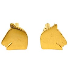 Hermes Cheval Horse Cufflinks GP Gold