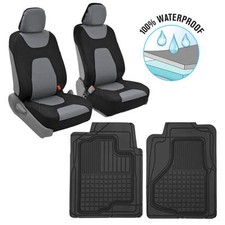 Black/Gray Waterproof Car Seat