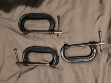 Set Of 3 Vintage G Clamps. 4