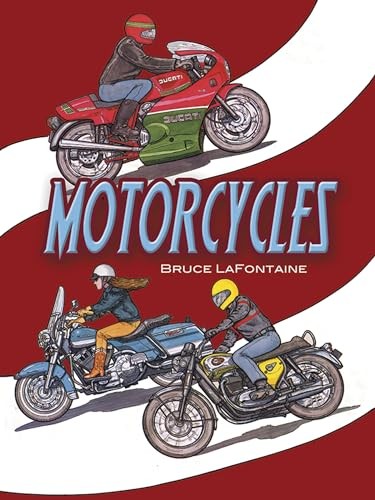 Motorcycles colouring book - motorcycles,
