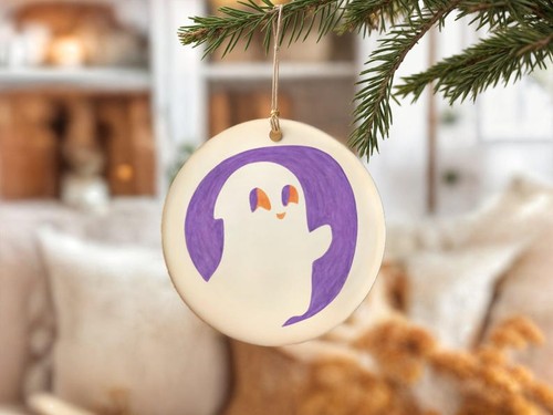 Spooky sugar cookie ornament - spooky,