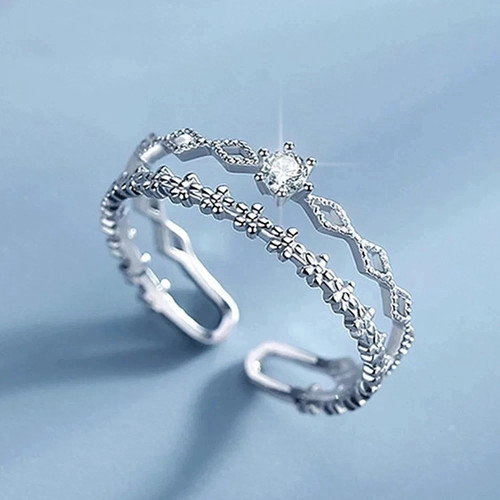 925 sterling silver - silver, adjustable