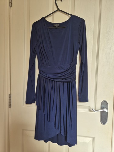 Topshop navy long - long, sleeve