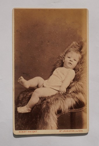 Cdv victorian infant a - infant, on