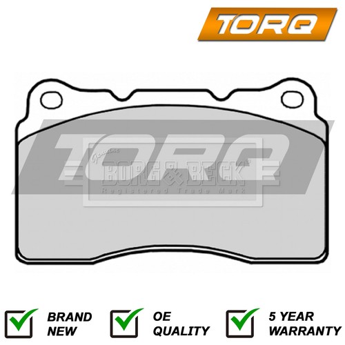 Brake pads set front torq - front, fits