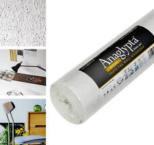 Anaglypta Wallpaper Woodchip White stuff Textured  Lining Paper Home Decor 10m