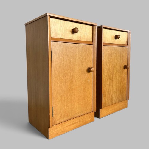 Pair light teak mid - pair, of