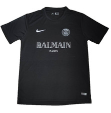Balmain Paris Football Shirt Large-m (21" / 53.5cm Pit To Pit) ⚽ BNWT ⚽ L-m