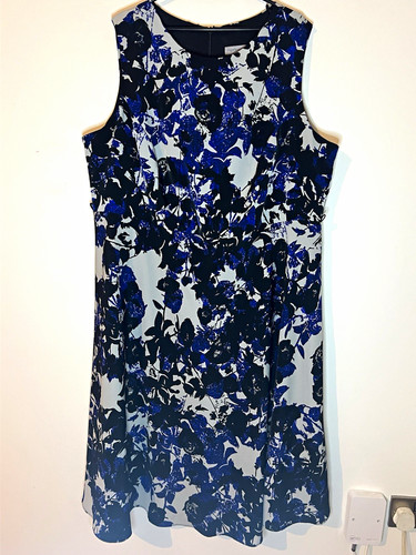 Rogers blue floral fit - rogers+rogers,