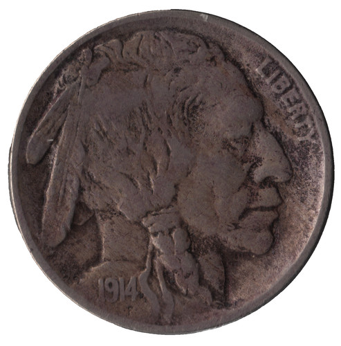 1914 buffalo nickel usa - 1914, –