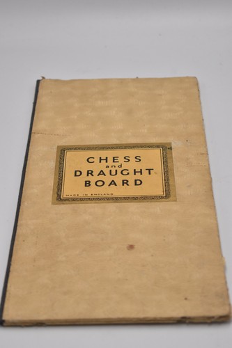 Vintage chess draughts board - vintage,