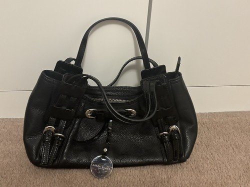 Karen millen black leather - millen,
