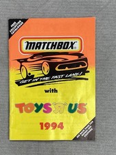 1994 Toys R Us Matchbox Catalogue