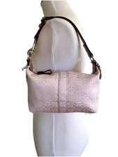 COACH Lilac Signature Fabric Small Purse NWT