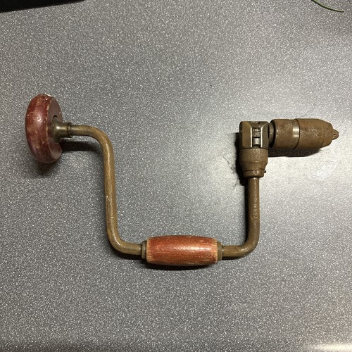 Vintage hand crank - crank, brace