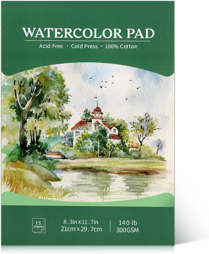 Watercolour paper pad 300 - pad,,