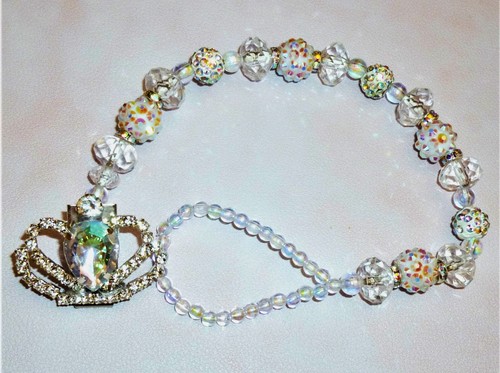 White princess crown - white, luxe