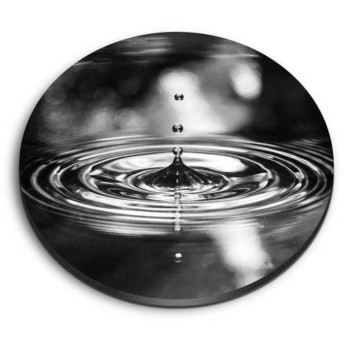Round mdf magnets water - mdf,