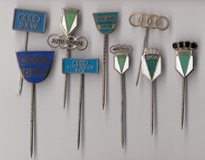 Vintage DKW Logo pin badges 1960s Auto Union Anstecknadel (Audi) Car Motorcycle