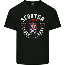 Legendary British Scooter Motorcycle MOD Kids T-Shirt Childrens
