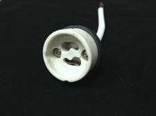 x5 GU10 Ceramic Porcellane Lamp Holder For Halogen LED Fluorescent Lamps