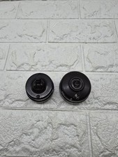 2 Art Deco Dolly Light Switches Brown Bakelite Vitreous Gec 5 Amp 1 Way 2 Sizes