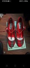 Lulu Hun Tartan Court Shoes