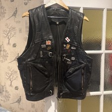 Black Leather Vest