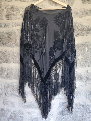 Boho y2k black blue - black, velvet